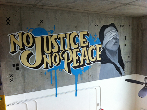 No Justice No Peace Art