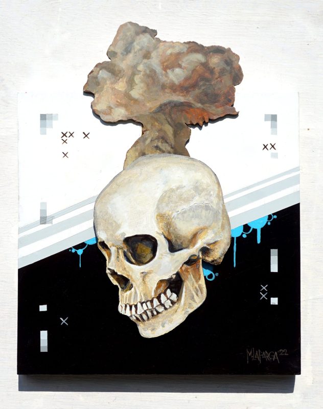 Mushroom Cloud and Skull