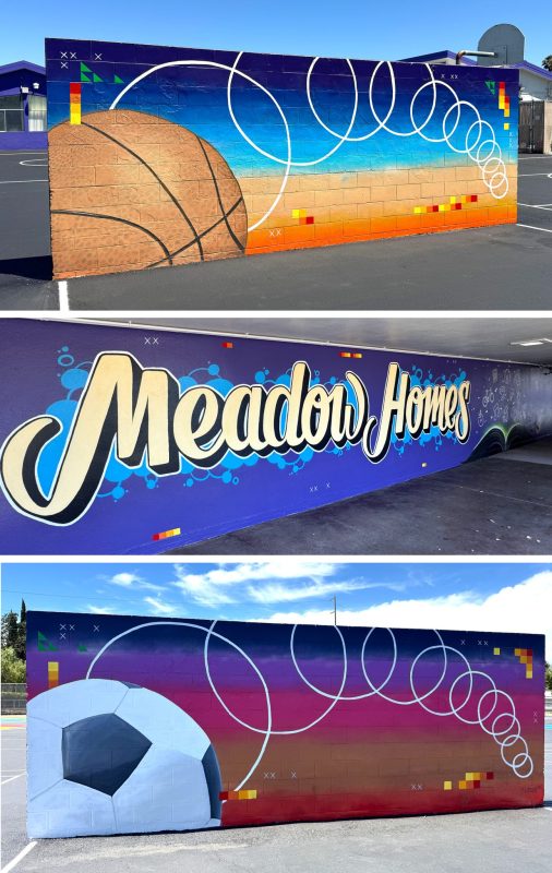 Meadow Homes Elementary Murals